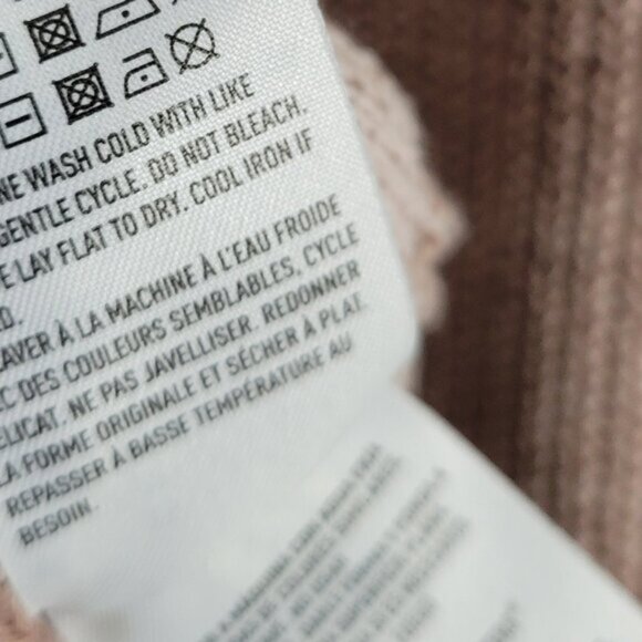 American Eagle Outfitters Hoodie Knit BOHO neutral Beige XS relaxed cozy slouchy - Picture 9 of 11